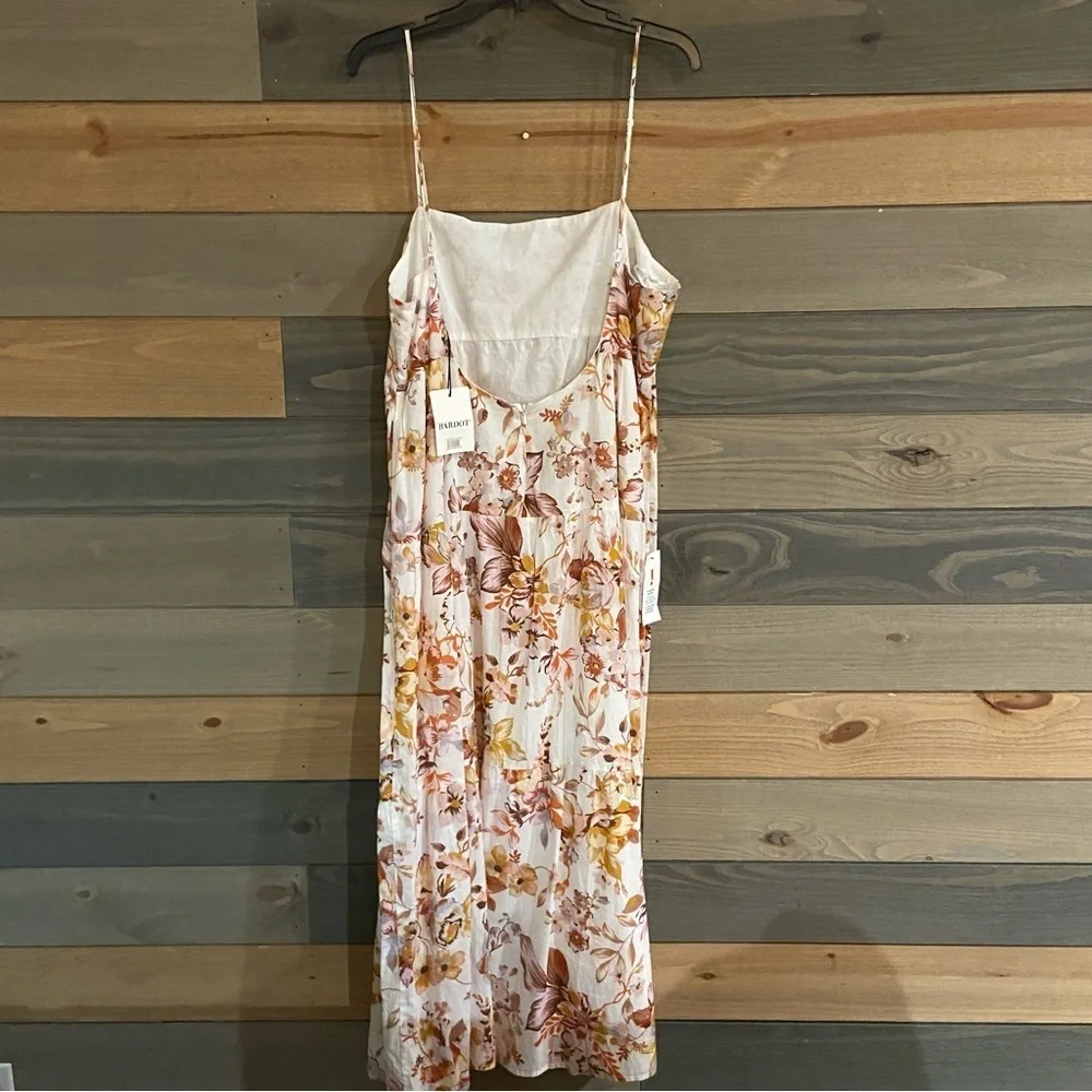 NWT Bardot Floral A Line Tiered Maxi Dress reg $159 size 10 - Picture 11 of 12
